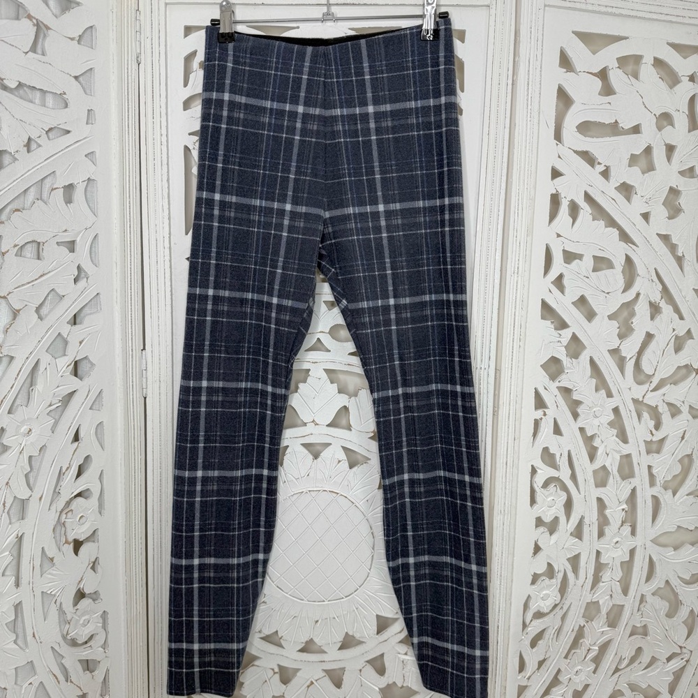 Lysse Blue Plaid Leggings
